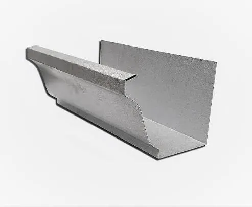Gutter materials: aluminum K-style gutter