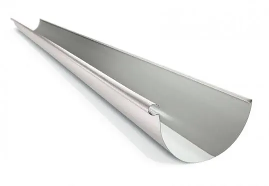 Half round aluminum gutter