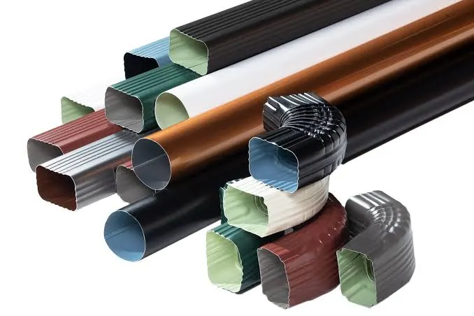 Aluminum downspouts and elbows in multiple colors, Chicago IL